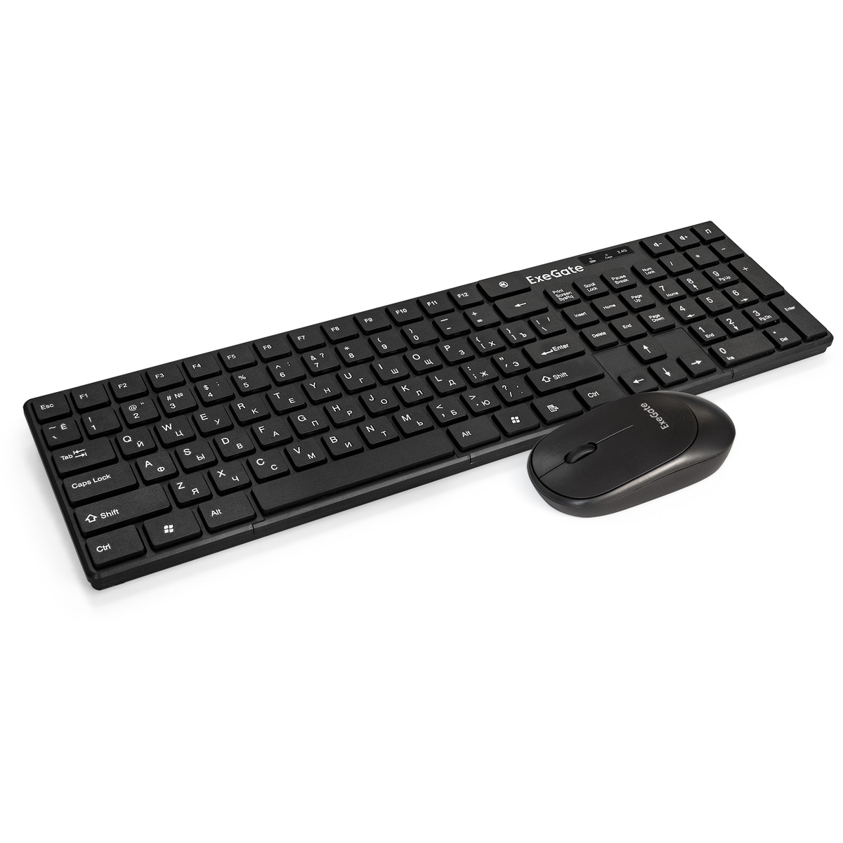 Клавиатура + мышь Exegate Professional Standard Combo MK330, беспроводной, USB, черный (EX287402RUS)