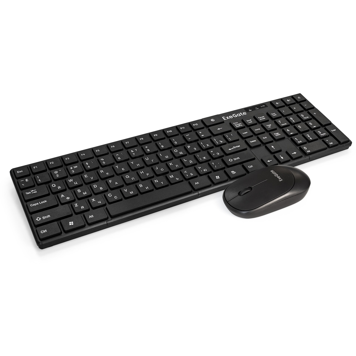 

Клавиатура + мышь Exegate Professional Standard Combo MK330, беспроводной, USB, черный (EX287402RUS), Professional Standard Combo MK330