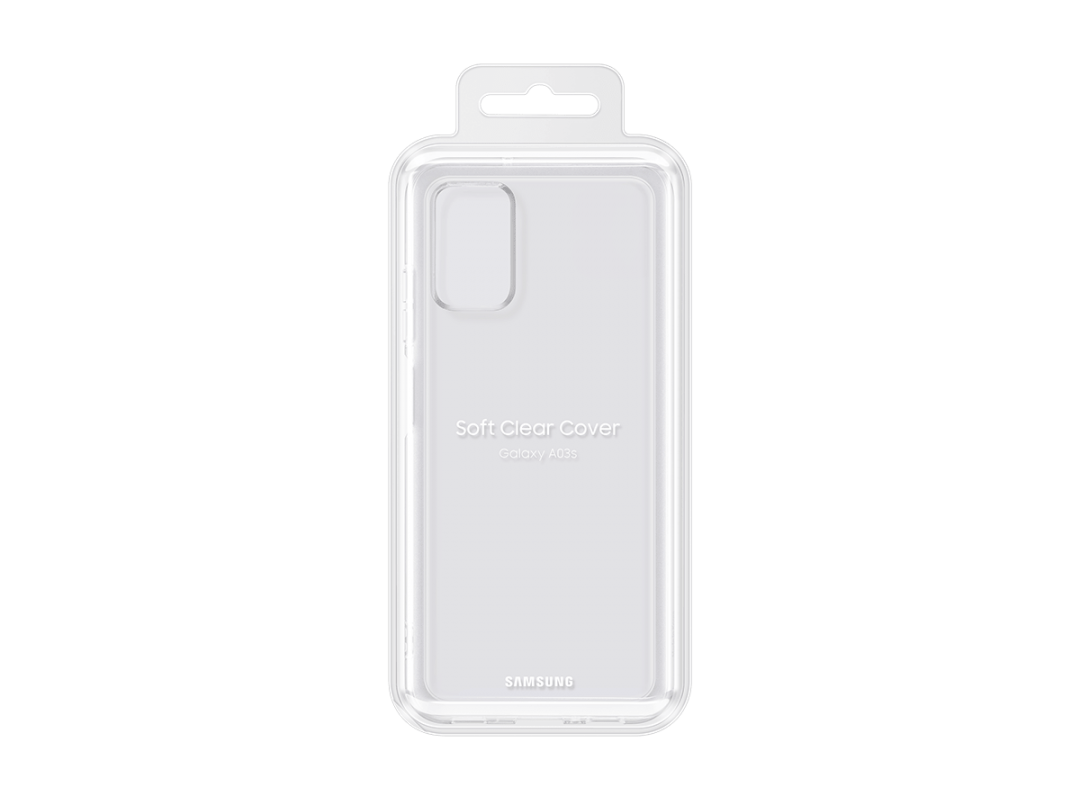 

Чехол-накладка Samsung Soft Clear Cover для смартфона Samsung Galaxy A03s, TPU, прозрачный (EF-QA037TTEGRU)