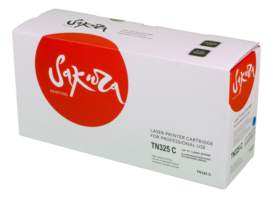 

Картридж лазерный Sakura SATN325C (TN-325C), голубой, 3500 страниц, совместимый для Brother HL-4140CN, HL-4150CDN, HL-4570CDW, HL-4570CDWT, DCP-9055CDN, DCP-9270CDN, MFC-9460CDN, MFC-9465CDN, MFC-9970CDW