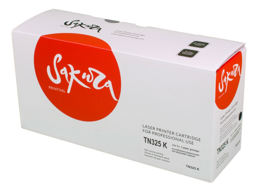 

Картридж лазерный SAKURA SATN325BK (TN-325BK), черный, 4000 страниц, совместимый, для Brother HL-4140CN, HL-4150CDN, HL-4570CDW, HL-4570CDWT, DCP-9055CDN, DCP-9270CDN, MFC-9460CDN, MFC-9465CDN, MFC-9970CDW