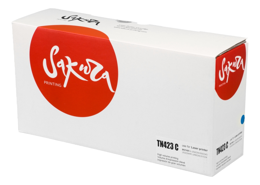 

Картридж лазерный Sakura SATN423C (TN-423C), голубой, 4000 страниц, совместимый для Brother HL-8260, DCP-8400, MFC-8690