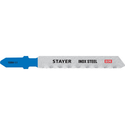 

Пилка для лобзика STAYER T118GF, чистый рез, по металлу, 2 шт. (15994-1.1_z02), T118GF