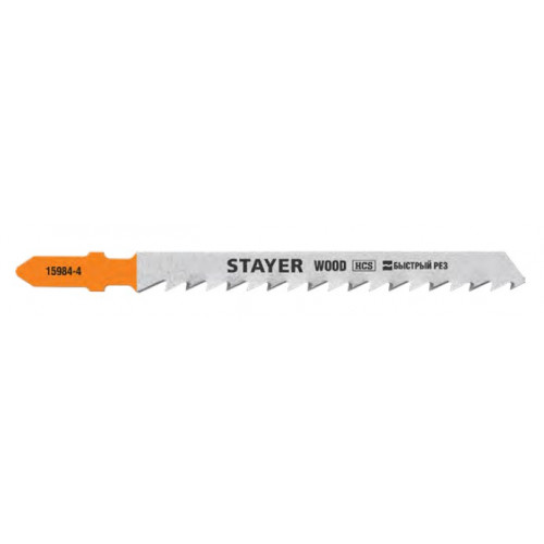 

Пилка для лобзика STAYER T144DP, прямой рез, по дереву, 2 шт. (15983-4_z02), T144DP