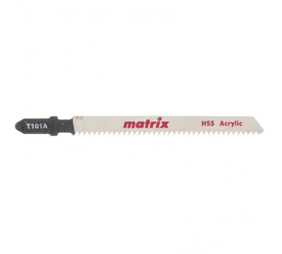 

Пилка для лобзика MATRIX 78232 L100ммx72мм, прямой рез, по пластику, 3шт. (78232), 78232