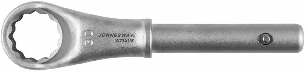 

Ключ гаечный накидной усиленный 30 мм, CrV, Jonnesway W77A130 (046320), W77A130