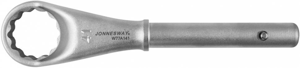 

Ключ гаечный накидной усиленный 41 мм, CrV, Jonnesway W77A141 (046324), W77A141