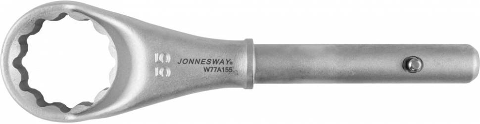 

Ключ гаечный накидной усиленный 55 мм, CrV, Jonnesway W77A155 (046327), W77A155