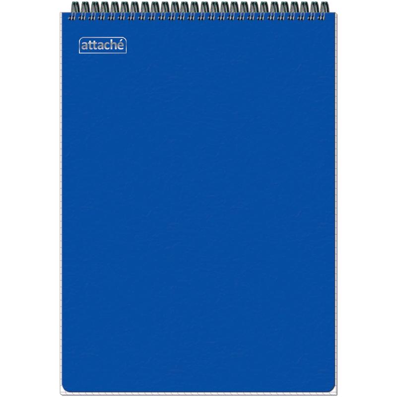 

Блокнот Attache Plastic, A4, клетка, 80 листов, синий (204992), 0