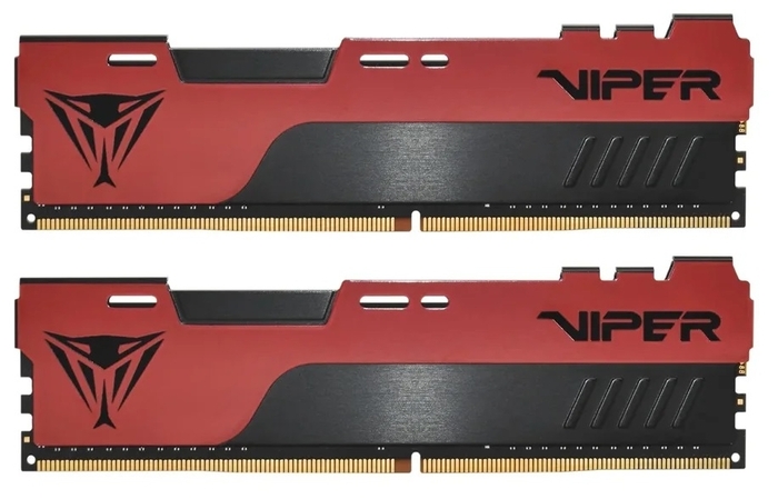 

Комплект памяти DDR4 DIMM 16Gb (2x8Gb), 3600MHz, CL20, 1.35 В, Patriot Memory, Viper Elite II (PVE2416G360C0K), PVE2416G360C0K