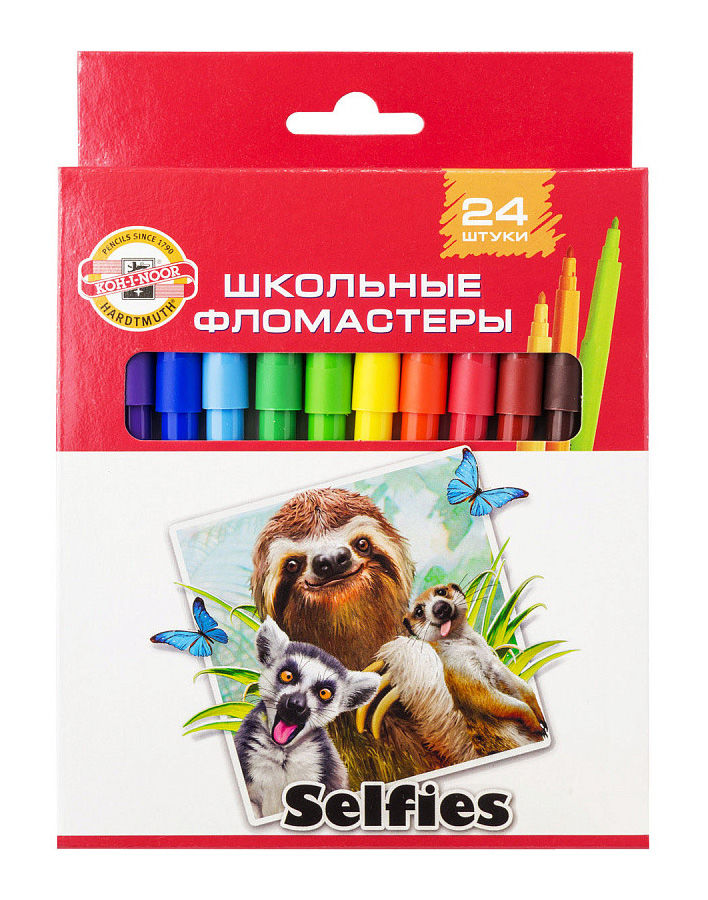 

Фломастеры Koh-I-Noor 1002, 24 шт. (771002BD22KS), 1002