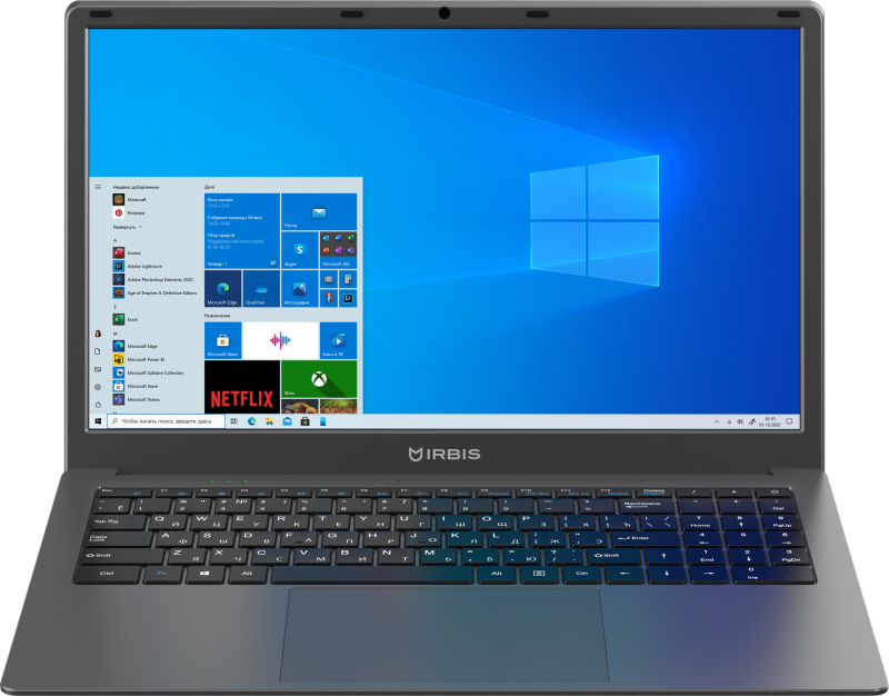 

Ноутбук IRBIS NB253 15.6" 1920x1080, Intel Pentium J3710 1.6GHz, 4Gb RAM, 128Gb eMMC, WiFi, BT, Cam, W10Pro, серый, NB253
