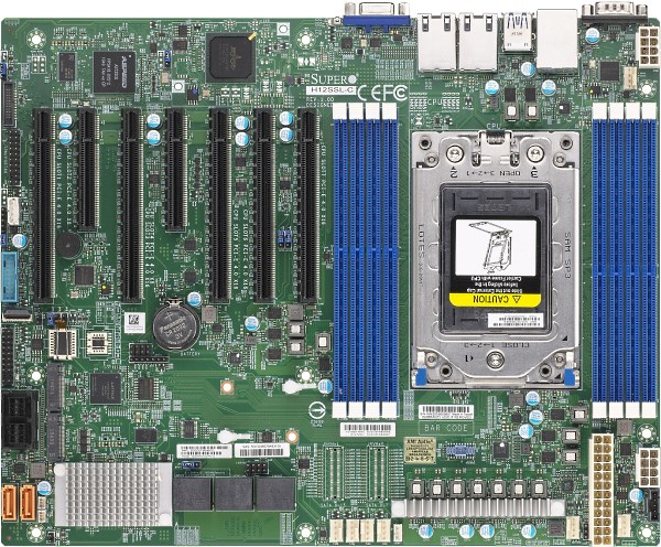 

Материнская плата Supermicro MBD-H12SSL-C, 1xSocket SP3, 8xDDR4, 5PCI-Ex16, 2PCI-Ex8, 2xM.2-PCI-E, 8SATA3, 8xSAS RAID 0/1/10, 2GLAN, IPMI, 6xUSB 3.0, VGA, ATX, Retail (MBD-H12SSL-C-O), MBD-H12SSL-C