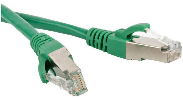 

Патч-корд SF/UTP кат.6, 3м, RJ45-RJ45, зеленый, LSZH, экранированный, Hyperline (PC-LPM-SFTP-RJ45-RJ45-C6-3M-LSZH-GN)