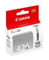 Картридж струйный Canon CLI-426GY (4560B001), серый, оригинальный, ресурс 1395 страниц, для Canon PIXMA MG6140 / MG6240 / MG8140 / MG8240