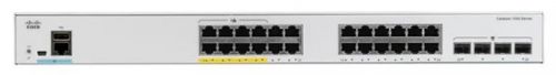 

Коммутатор Cisco Catalyst C1000-24P-4G-L, управляемый, кол-во портов: 24x1 Гбит/с, кол-во SFP/uplink: SFP 4x1 Гбит/с, установка в стойку, PoE: 24x30Вт (макс. 195Вт) (C1000-24P-4G-L), C1000-24P-4G-L