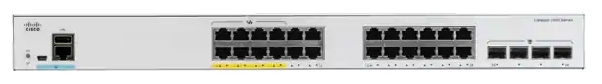 

Коммутатор Cisco Catalyst C1000, управляемый, кол-во портов: 24x1 Гбит/с, кол-во SFP/uplink: SFP 4x1 Гбит/с, установка в стойку (C1000-24T-4G-L), C1000