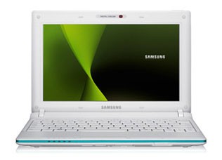 Ноутбук Samsung N150 (JP05) 10.1" WSVGA, Intel Atom N450, 1024Mb, 250Gb HDD, WiFi, BT, cam, W7S, Blue-White