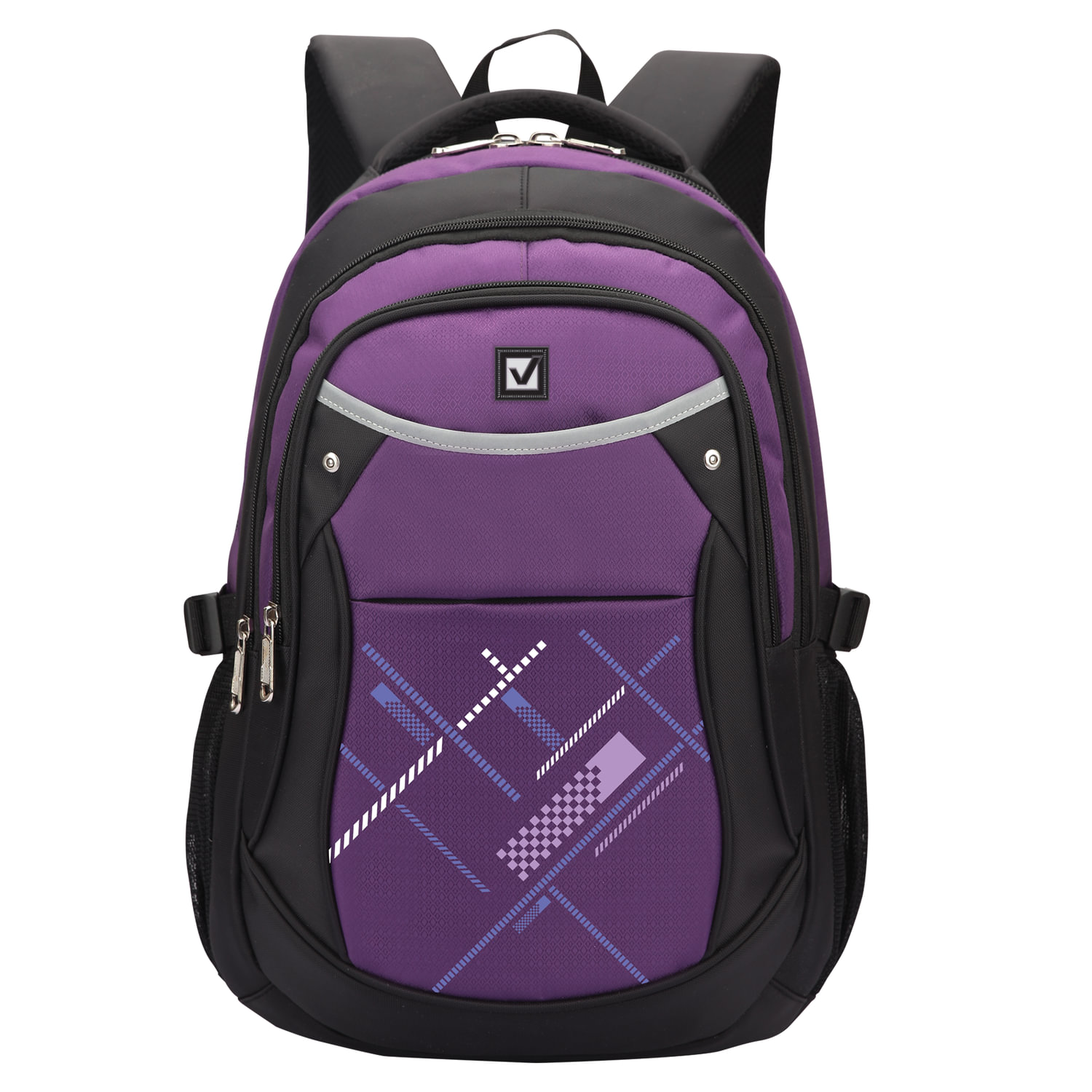 

Рюкзак Brauberg High school Purple Мамба, формоустойчивая, 2 отделения, фиолетовый (225525)