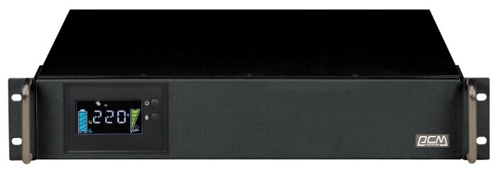 ИБП Powercom KIN-1500AP LCD, 1500 В·А, 1.2 кВт, черный