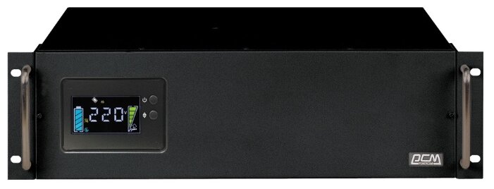 ИБП Powercom KIN-3000AP LCD, 3000 В·А, 2.4 кВт, черный