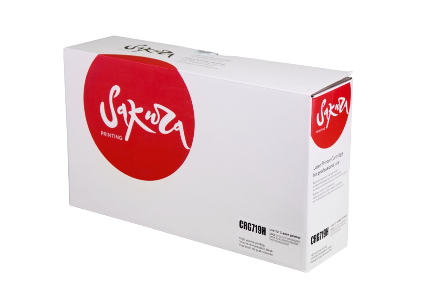 

Картридж лазерный Sakura SACRG719H (719H/3480B002), черный, 6400 страниц, совместимый для Canon i-SENSYS LBP 6300dn/6650dn / MF 5840dn/5880dn без чипа