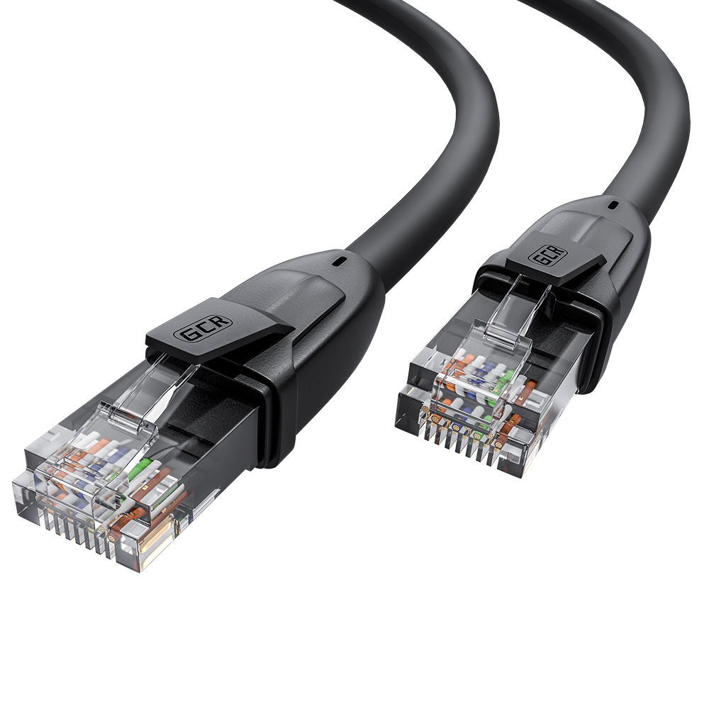 Патч-корд UTP кат.6, 3м, RJ45-RJ45, черный, Greenconnect GCR (GCR-52530)