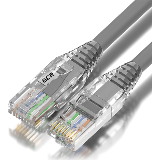 

Патч-корд UTP кат.5e, 0.3м, RJ45-RJ45, серый, LSZH, Greenconnect GCR (GCR-52938)