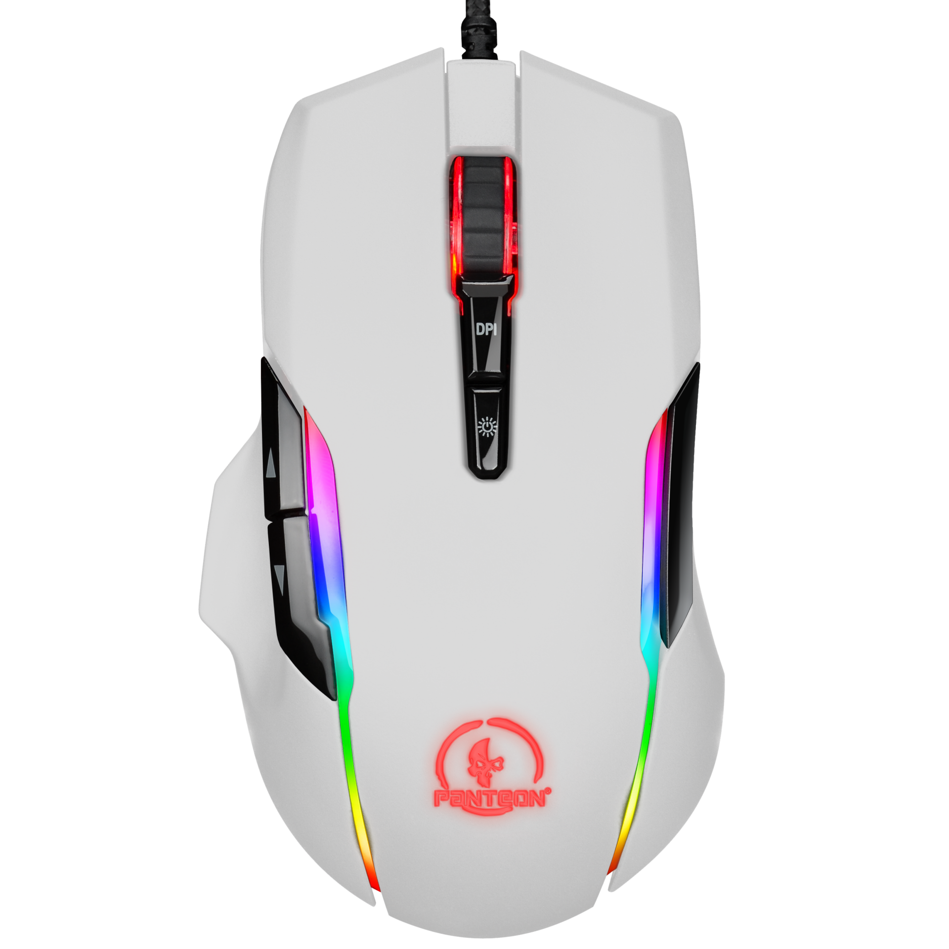 

Мышь проводная Jet.A PANTEON PS150, 6200dpi, оптическая светодиодная, USB, белый (PANTEON PS150 White), PANTEON PS150