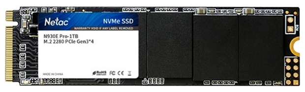 

Твердотельный накопитель (SSD) Netac 2Tb N950E Pro, 2280, M.2, NVMe (NT01N950E-002T-E4X)