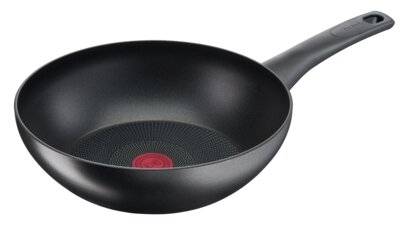 

Сковорода-вок Tefal Ultimate ON G26019AZ, 28см, алюминий, антипригарное покрытие, черная смородина без крышки (2100116323), G26019AZ