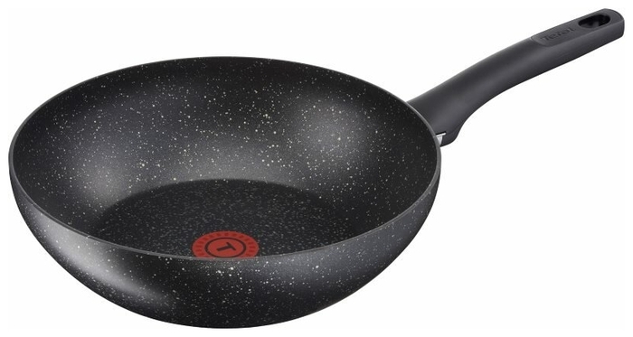 

Сковорода-вок Tefal Everest C6361902, 28см, алюминий, антипригарное покрытие, черный без крышки (2100102653), C6361902