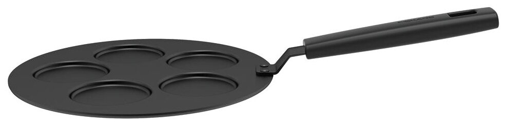 

Сковорода для оладий Fiskars Fiskars Hard Face 1052234, 24см, алюминий, антипригарное покрытие, черный без крышки (1052234), 1052234