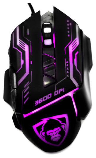 

Мышь проводная Ritmix ROM-363, 3200dpi, оптическая лазерная, USB, черный, ROM-363