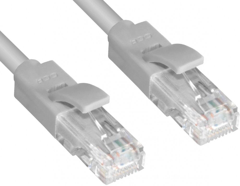 Патч-корд UTP кат6 015м RJ45-RJ45 серый Greenconnect GCR-LNC603-015m 165₽