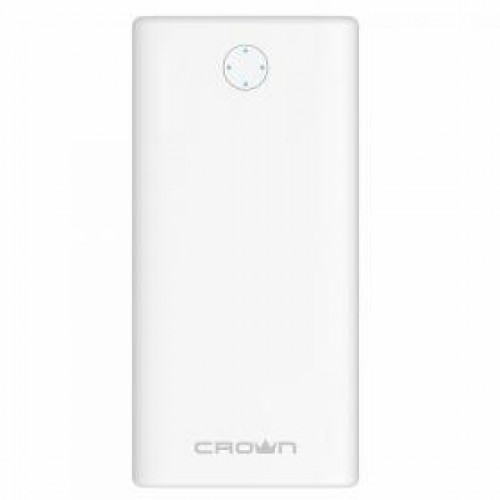 

Портативный аккумулятор (Powerbank) Crown CMPB-1000 white, 10000mAh, 2xUSB, 2.1A, белый (CM000003423), CMPB-1000 white
