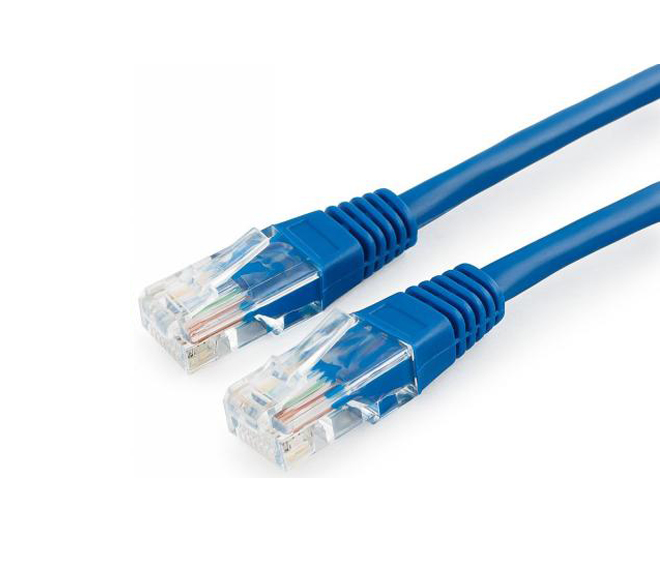 Патч-корд UTP кат.5e, 5м, RJ45-RJ45, синий, LSZH, Technolink (T.BC.UTP.5e-5.0m-5-lszh)