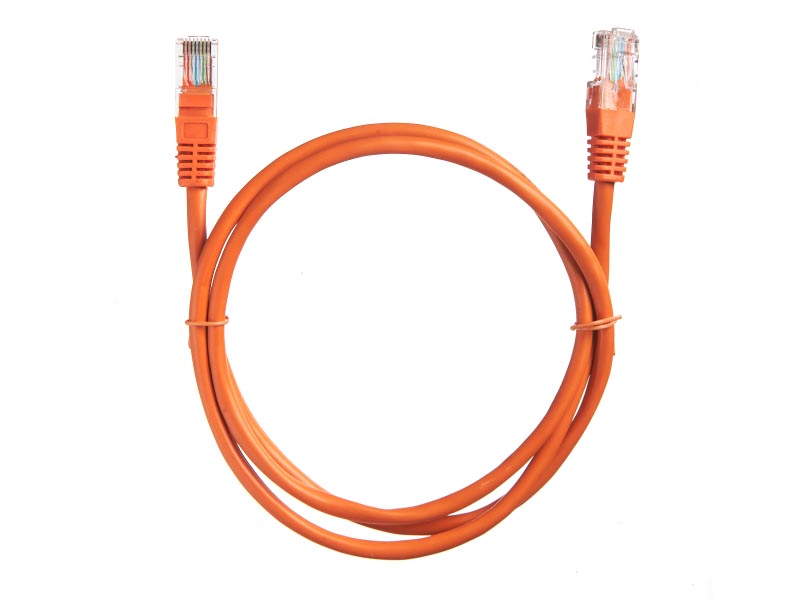 Патч-корд UTP кат.5e, 5м, RJ45-RJ45, оранжевый, LSZH, Technolink (T.BC.UTP.5e-5.0m-8-lszh)