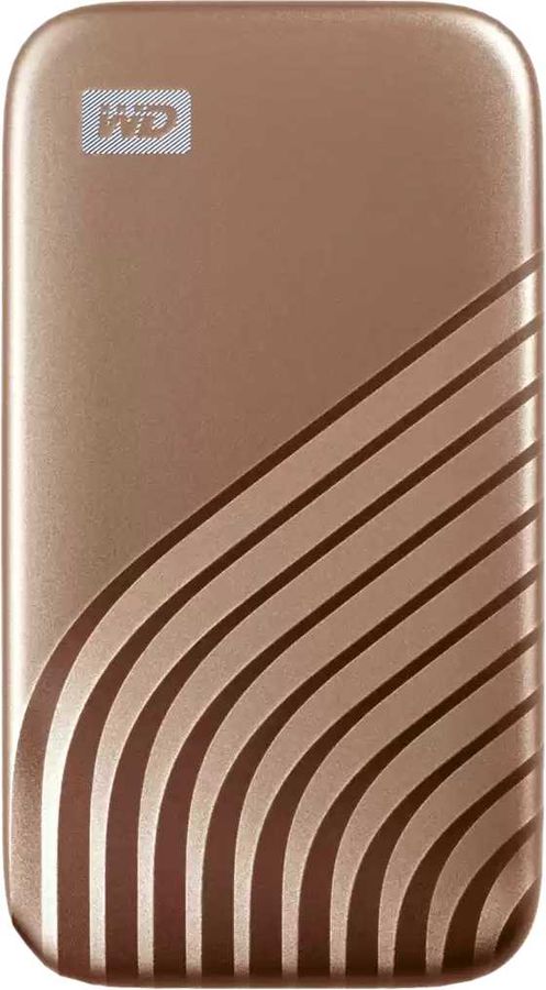 

Внешний твердотельный накопитель (SSD) Western Digital 1Tb My Passport, 1.8", USB 3.0/Type-C, золотистый (WDBAGF0010BGD-WESN), WDBAGF0010BGD-WESN