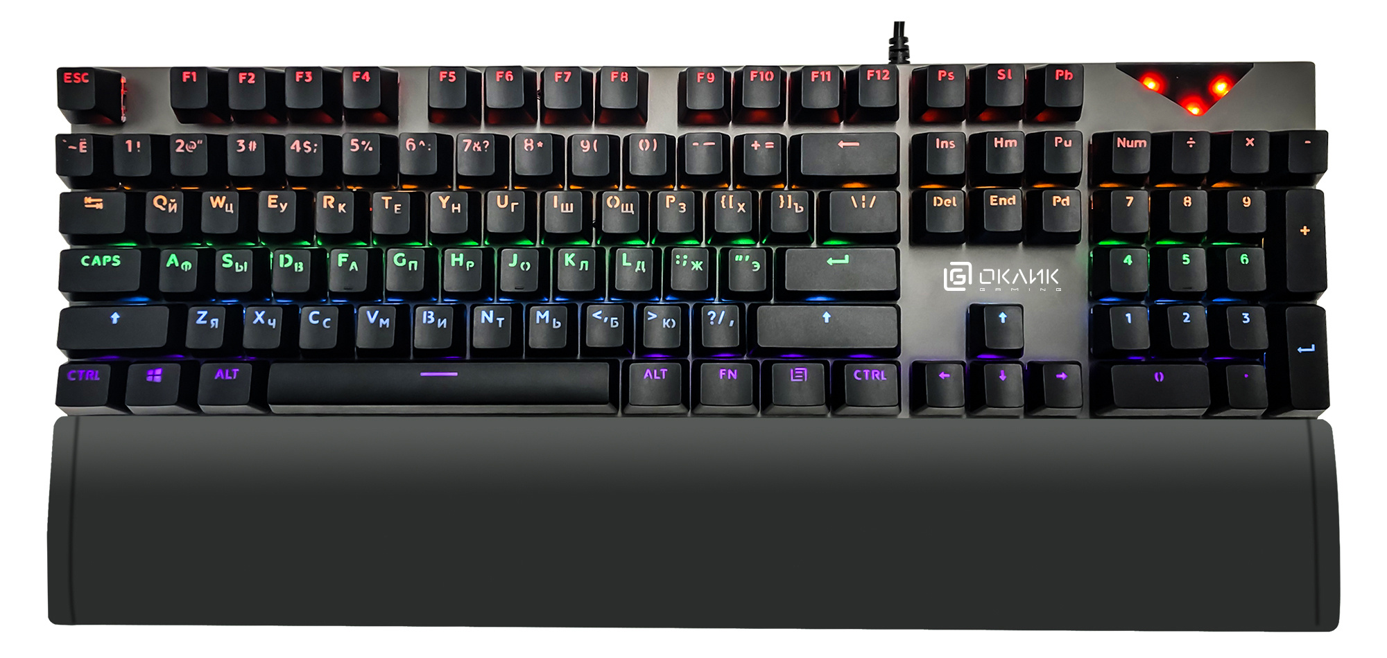 Клавиатура Oklick 935G, USB, черный