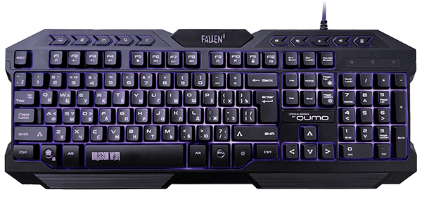 Клавиатура Qumo Fallen 2 K56, USB, черный