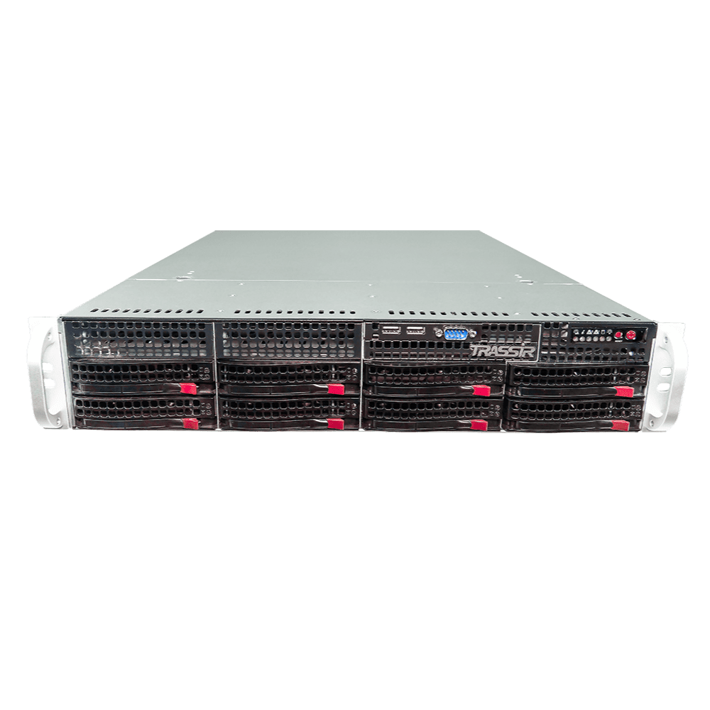 

Сетевой видеорегистратор (NVR) TRASSIR NeuroStation, каналов: 128, отсеков HDD: 8, IP (NeuroStation), NeuroStation