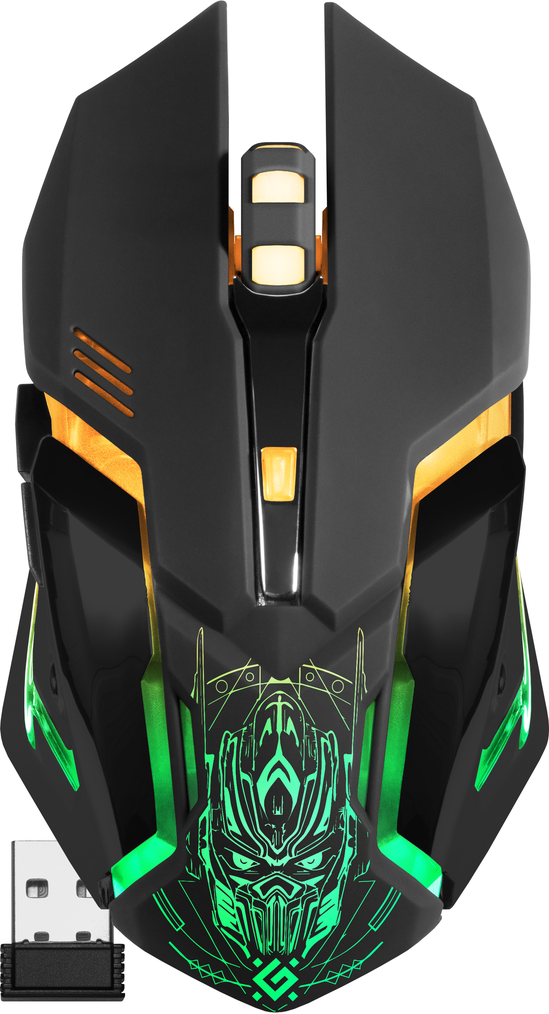 

Мышь беспроводная Defender Trigger GM-934, 3200dpi, оптическая светодиодная, USB, черный (52934), Trigger GM-934
