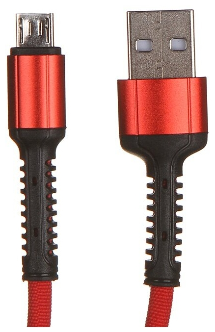 

Кабель USB 2.0(Am)-Micro USB 2.0(Bm), 2.4A быстрая зарядка, 2м, красный LDNIO LS64 (LD_B4469), LS64