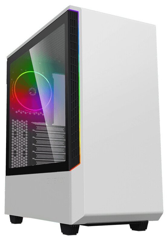 

Корпус GameMax T802, ATX, Midi-Tower, 2xUSB 3.0, белый, Без БП (T802 Panda WT), T802