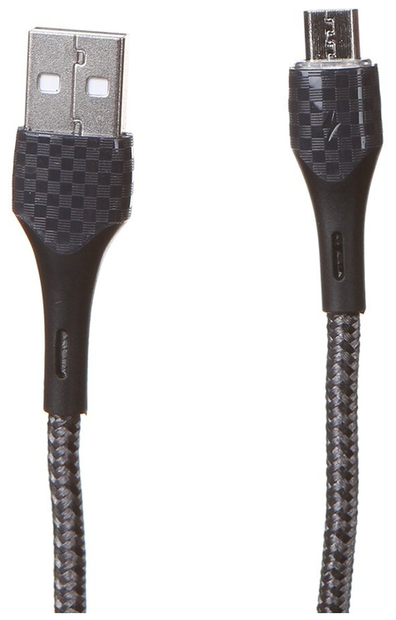 

Кабель USB 2.0(Am)-Micro USB 2.0(Bm), 2.4A Quick Charge, 2м, серый LDNIO LS522 (LD_B4514), LS522