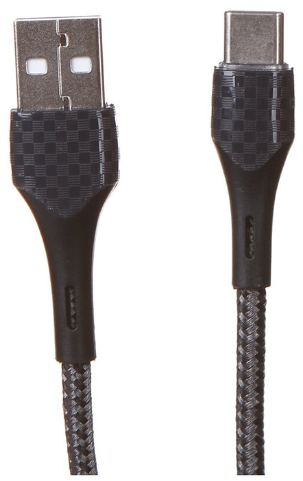 

Кабель USB 2.0(Am)-USB 2.0 Type-C(m), 2.4A Quick Charge, 2м, серый LDNIO LS522 (LD_B4516), LS522