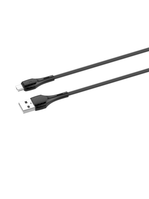 

Кабель USB 2.0(Am)-Micro USB 2.0(Bm), 2.4A Quick Charge, 1м, серый LDNIO LS521 (LD_B4530), LS521