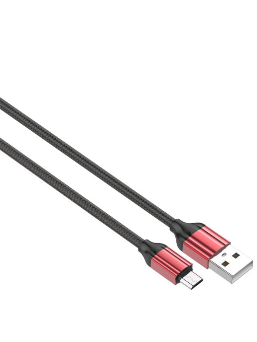 

Кабель USB 2.0(Am)-Micro USB 2.0(Bm), 2.4A, 1м, красный LDNIO LS431 (LD_B4632), LS431