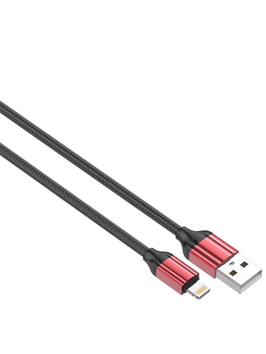 

Кабель USB 2.0(Am)-Lightning 8-pin(m), 2.4A, 1м, красный LDNIO LS431 (LD_B4633), LS431